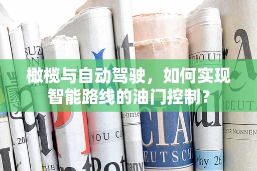橄榄与自动驾驶，如何实现智能路线的油门控制？