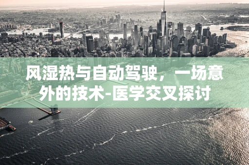 风湿热与自动驾驶，一场意外的技术-医学交叉探讨