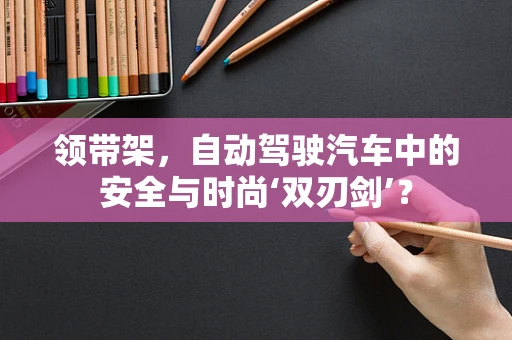 领带架，自动驾驶汽车中的安全与时尚‘双刃剑’？