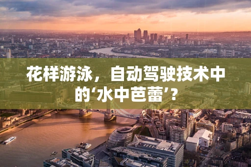 花样游泳，自动驾驶技术中的‘水中芭蕾’？