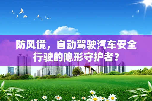 防风镜，自动驾驶汽车安全行驶的隐形守护者？