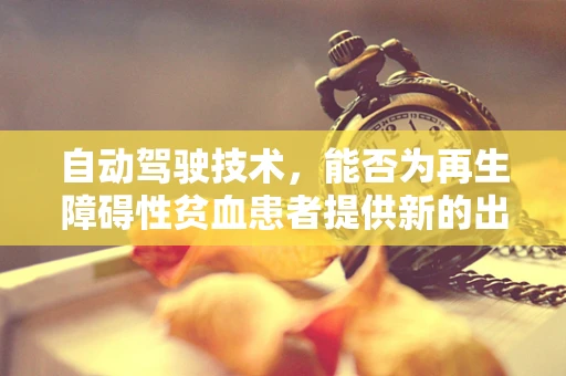 自动驾驶技术，能否为再生障碍性贫血患者提供新的出行解决方案？