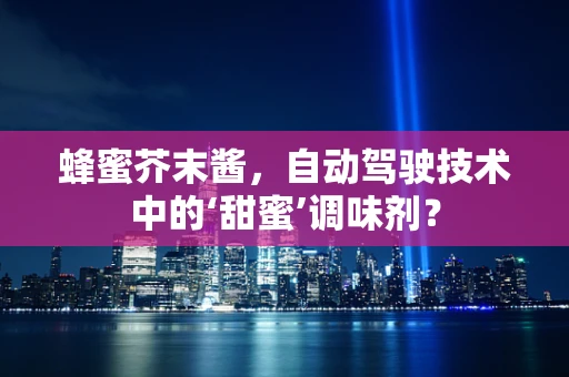 蜂蜜芥末酱，自动驾驶技术中的‘甜蜜’调味剂？
