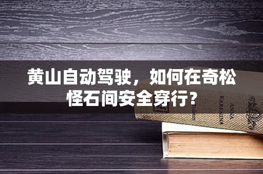 黄山自动驾驶，如何在奇松怪石间安全穿行？