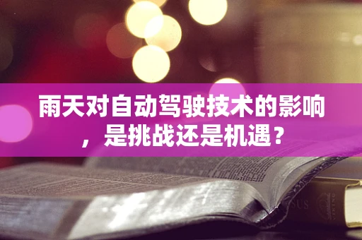 雨天对自动驾驶技术的影响，是挑战还是机遇？