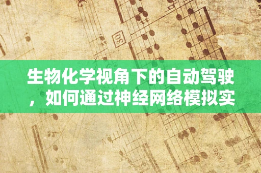 生物化学视角下的自动驾驶，如何通过神经网络模拟实现更智能的驾驶决策？