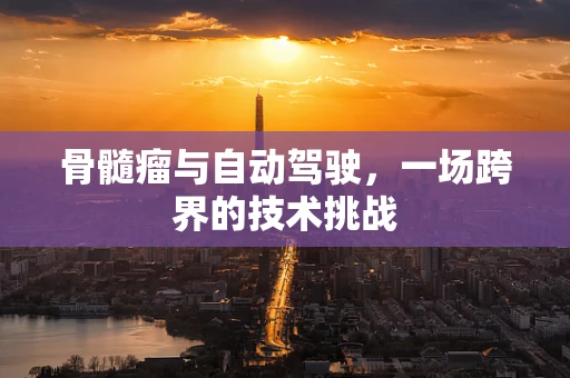 骨髓瘤与自动驾驶，一场跨界的技术挑战