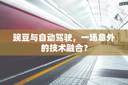 豌豆与自动驾驶，一场意外的技术融合？
