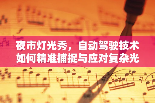 夜市灯光秀，自动驾驶技术如何精准捕捉与应对复杂光影环境？