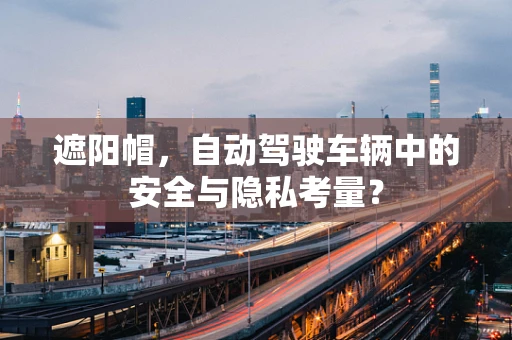 遮阳帽，自动驾驶车辆中的安全与隐私考量？