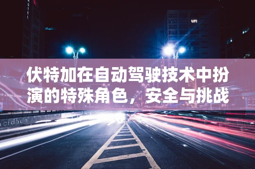 伏特加在自动驾驶技术中扮演的特殊角色，安全与挑战的交织