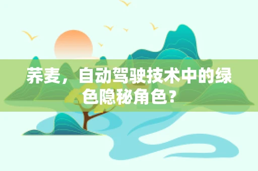 荞麦，自动驾驶技术中的绿色隐秘角色？