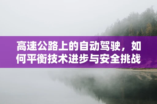 高速公路上的自动驾驶，如何平衡技术进步与安全挑战？