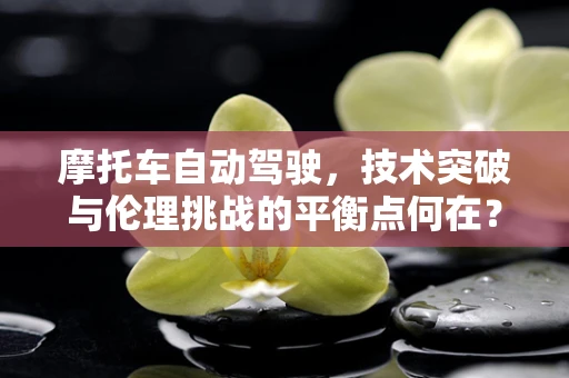 摩托车自动驾驶，技术突破与伦理挑战的平衡点何在？