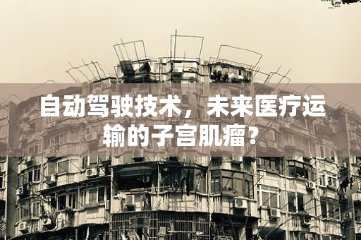 自动驾驶技术，未来医疗运输的子宫肌瘤？