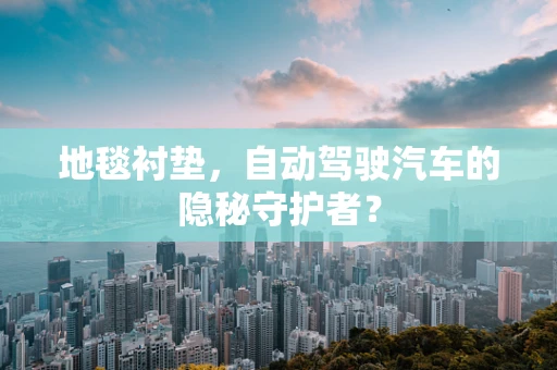 地毯衬垫，自动驾驶汽车的隐秘守护者？