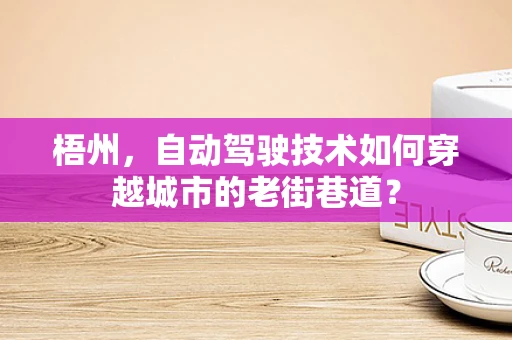 梧州，自动驾驶技术如何穿越城市的老街巷道？