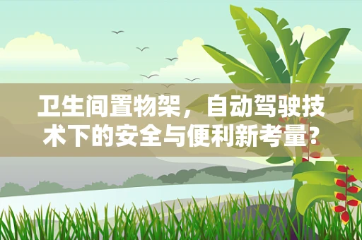 卫生间置物架，自动驾驶技术下的安全与便利新考量？