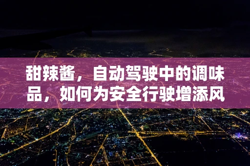 甜辣酱，自动驾驶中的调味品，如何为安全行驶增添风味？