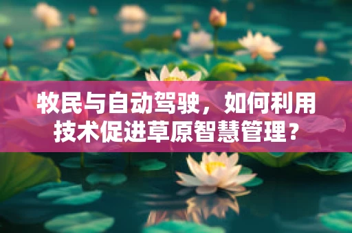 牧民与自动驾驶，如何利用技术促进草原智慧管理？