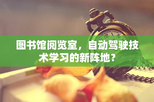 图书馆阅览室，自动驾驶技术学习的新阵地？