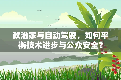 政治家与自动驾驶，如何平衡技术进步与公众安全？