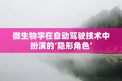 微生物学在自动驾驶技术中扮演的‘隐形角色’