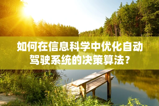 如何在信息科学中优化自动驾驶系统的决策算法？