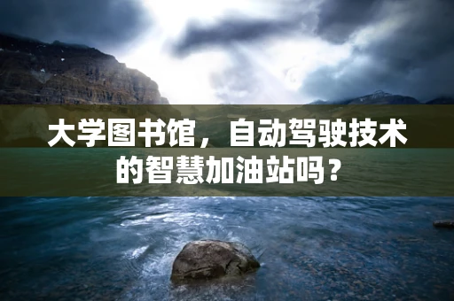 大学图书馆，自动驾驶技术的智慧加油站吗？