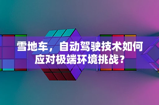 雪地车，自动驾驶技术如何应对极端环境挑战？