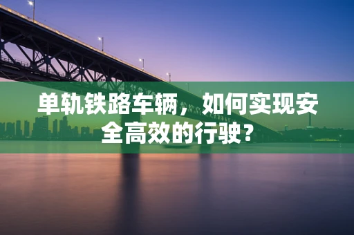 单轨铁路车辆，如何实现安全高效的行驶？