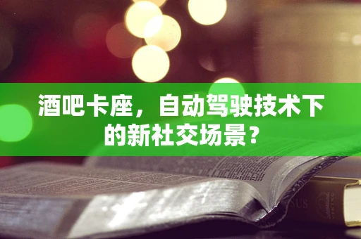 酒吧卡座，自动驾驶技术下的新社交场景？