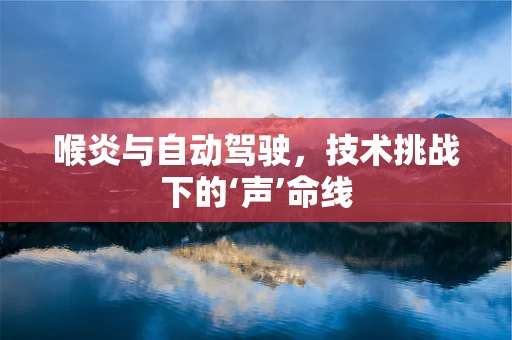 喉炎与自动驾驶，技术挑战下的‘声’命线