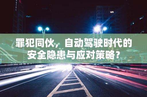 罪犯同伙，自动驾驶时代的安全隐患与应对策略？
