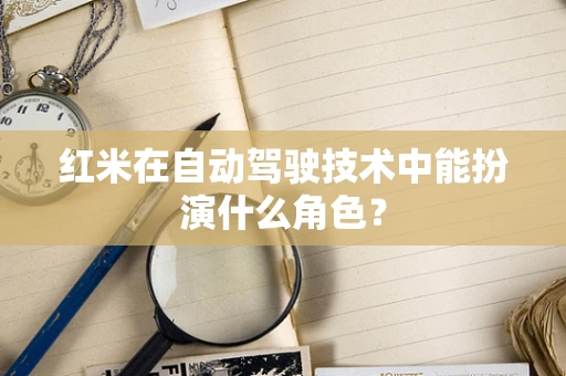 红米在自动驾驶技术中能扮演什么角色？