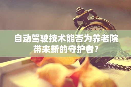 自动驾驶技术能否为养老院带来新的守护者？