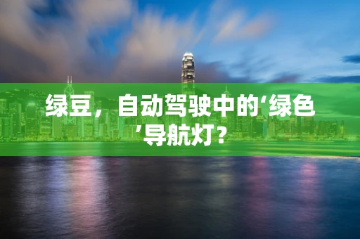 绿豆，自动驾驶中的‘绿色’导航灯？