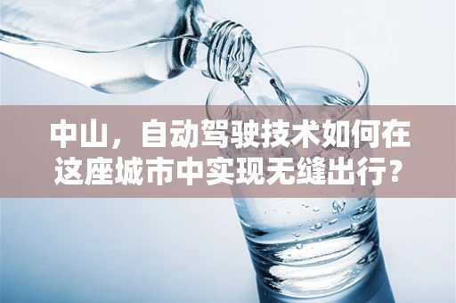 中山，自动驾驶技术如何在这座城市中实现无缝出行？
