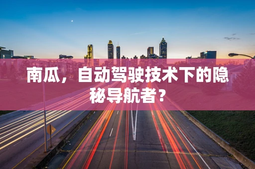 南瓜，自动驾驶技术下的隐秘导航者？