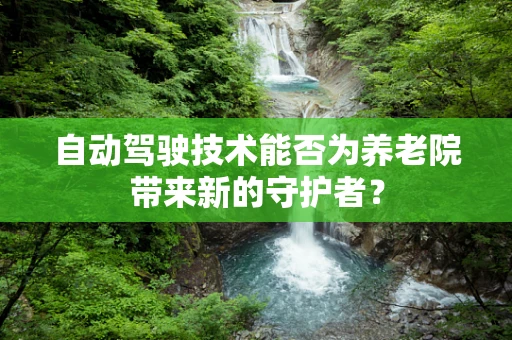 自动驾驶技术能否为养老院带来新的守护者？