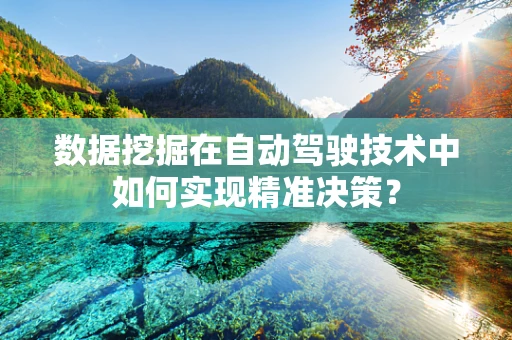 数据挖掘在自动驾驶技术中如何实现精准决策？