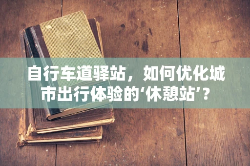 自行车道驿站，如何优化城市出行体验的‘休憩站’？