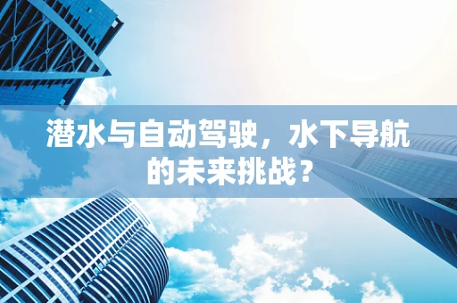 潜水与自动驾驶，水下导航的未来挑战？