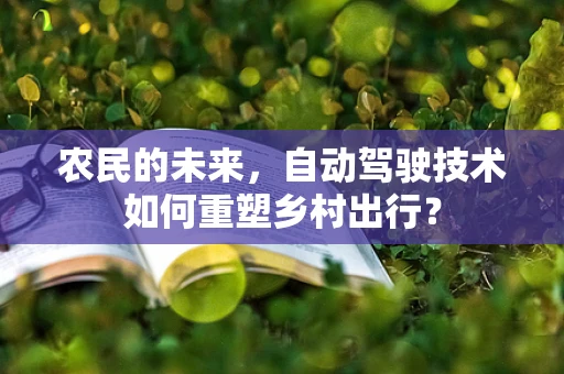 农民的未来，自动驾驶技术如何重塑乡村出行？