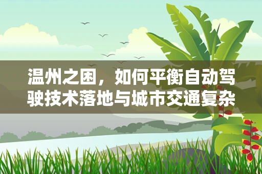 温州之困，如何平衡自动驾驶技术落地与城市交通复杂性？