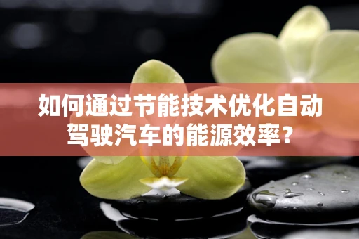 如何通过节能技术优化自动驾驶汽车的能源效率？