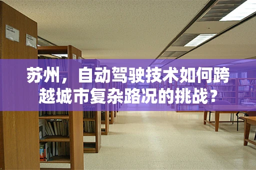 苏州，自动驾驶技术如何跨越城市复杂路况的挑战？