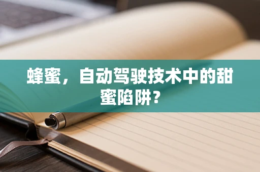 蜂蜜，自动驾驶技术中的甜蜜陷阱？