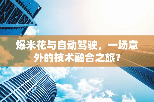爆米花与自动驾驶，一场意外的技术融合之旅？