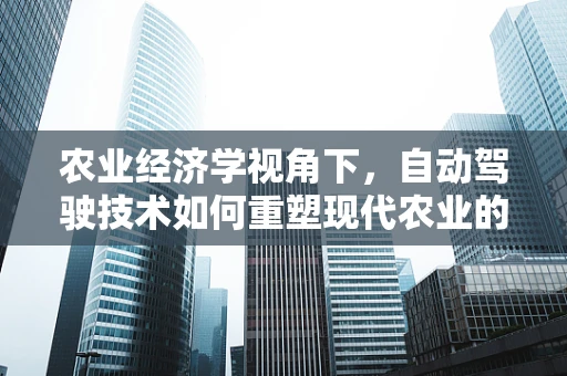 农业经济学视角下，自动驾驶技术如何重塑现代农业的未来？